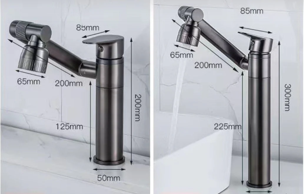 360° Drehbarer Edelstahl-Wasserhahn - Image 3
