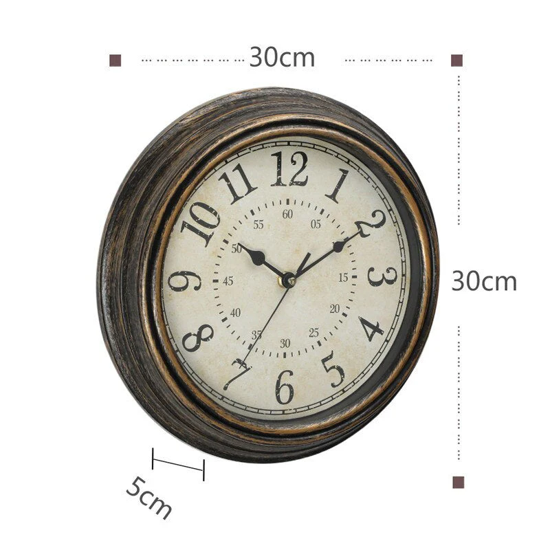 Antike Wanduhr aus Kunststoff - Image 3