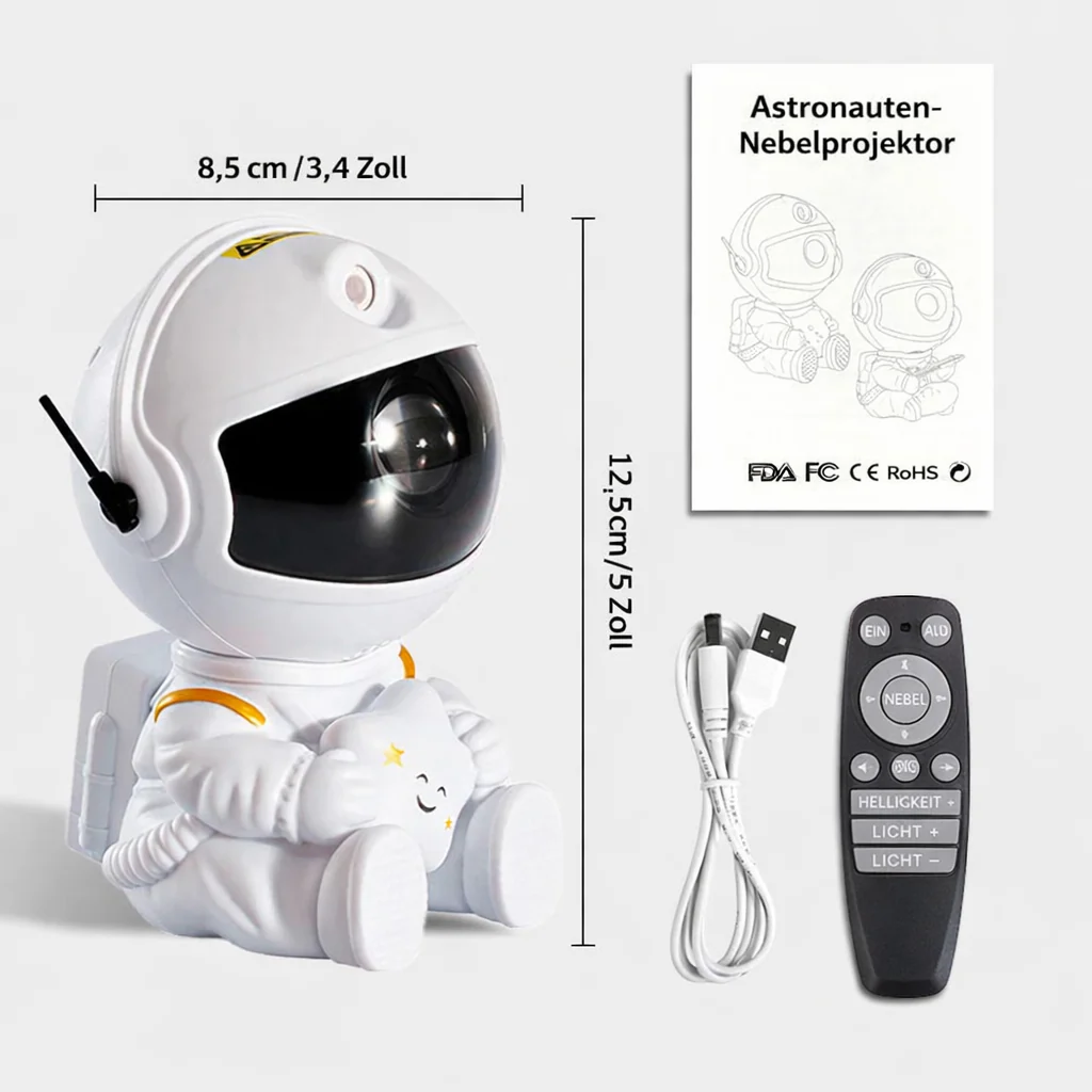 Sternenhimmel-Projektor mit Astronautenfigur – Traumhafte Atmosphäre - Image 3