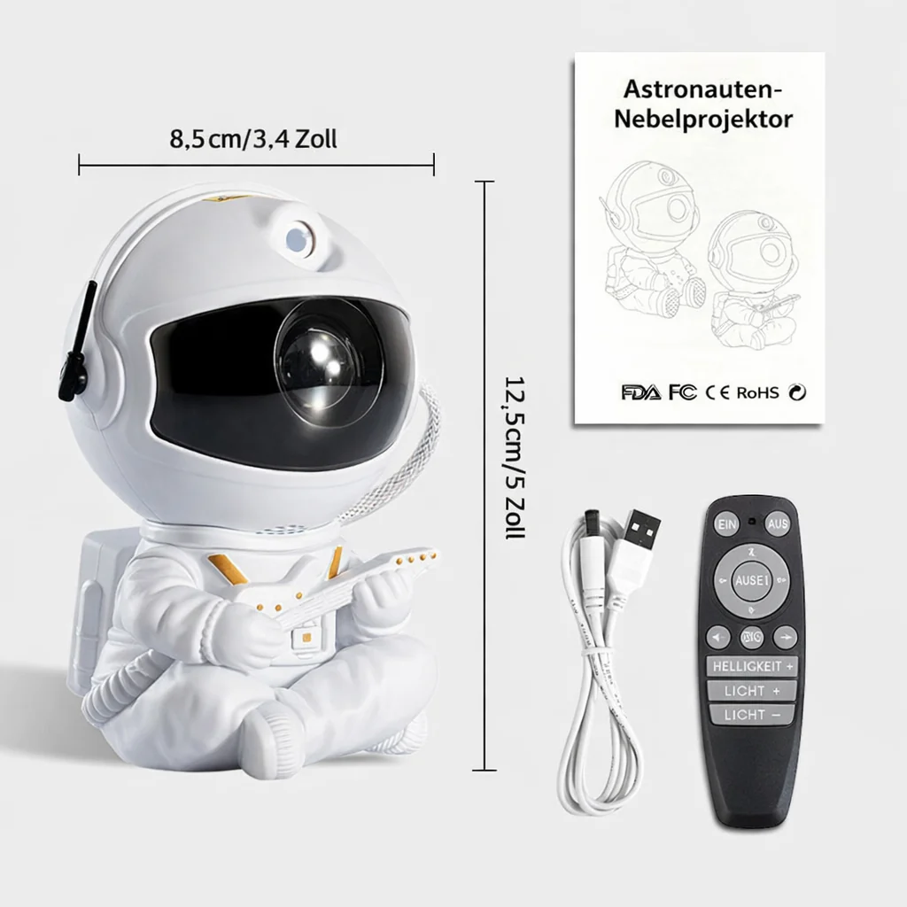 Sternenhimmel-Projektor mit Astronautenfigur – Traumhafte Atmosphäre - Image 4