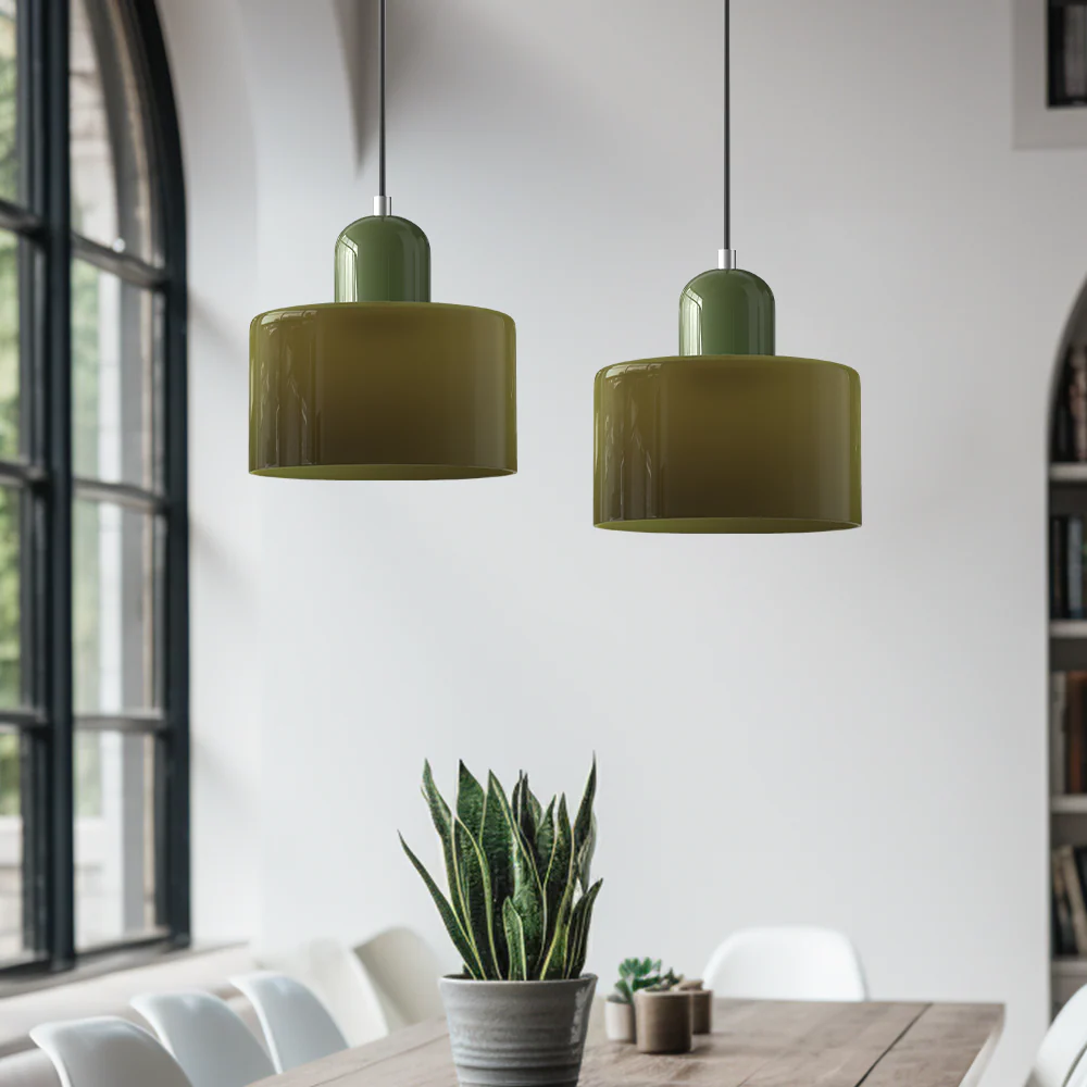Bauhaus Kugelglas-Pendelleuchte - Image 5