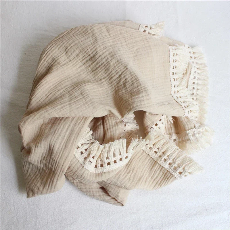 Baumwoll-Musselin Wickeldecke für Neugeborene - Image 31