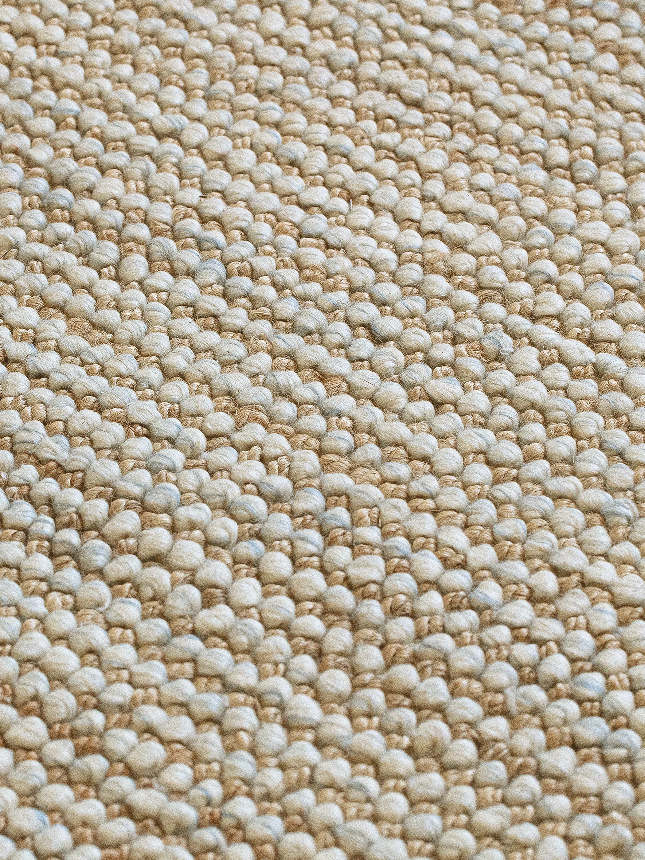Beiger Woll-Jute Teppich - Image 5