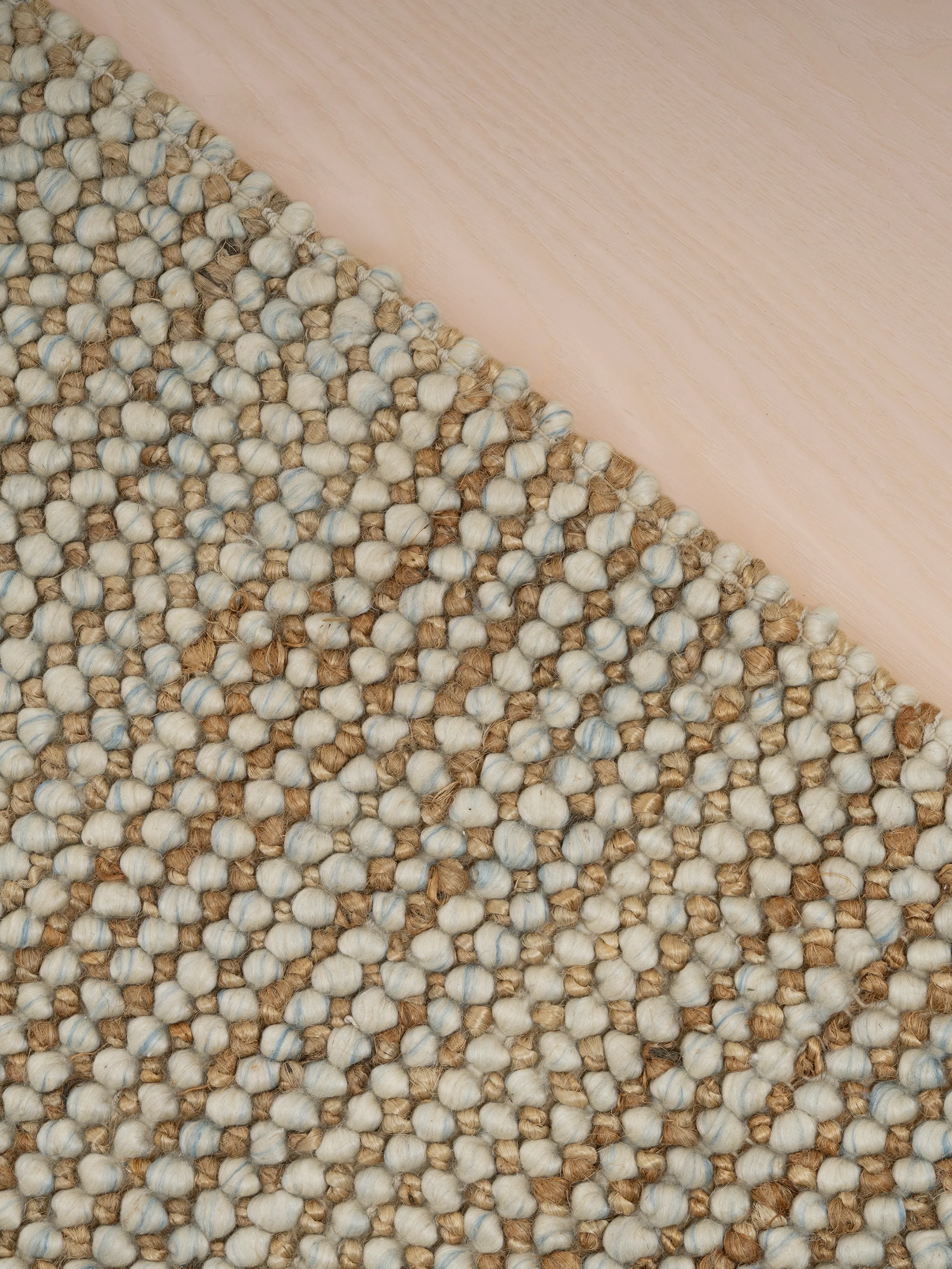 Beiger Woll-Jute Teppich - Image 7