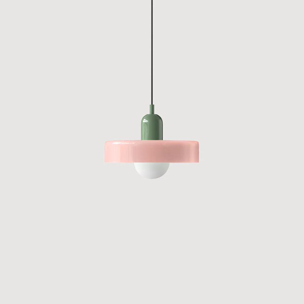 Bunter Bauhaus Glas-Pendelleuchte - Image 22
