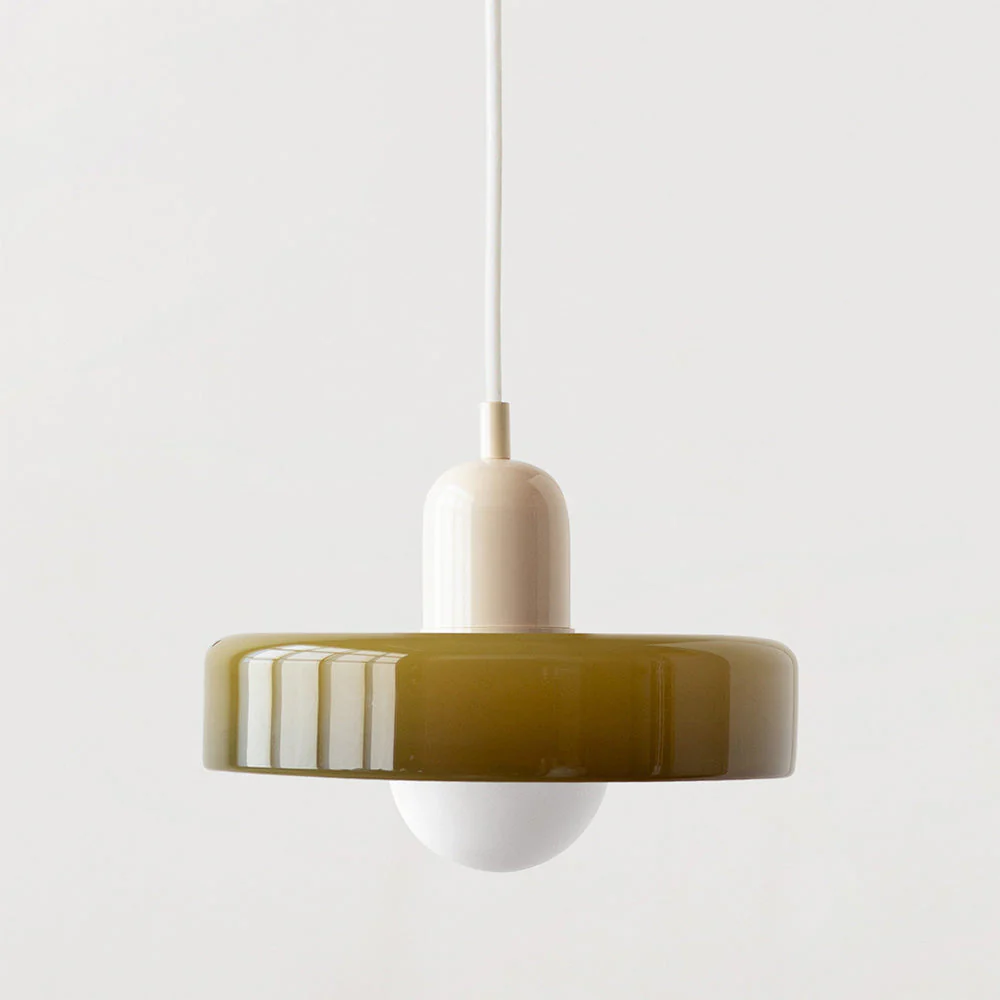Bunter Bauhaus Glas-Pendelleuchte - Image 26