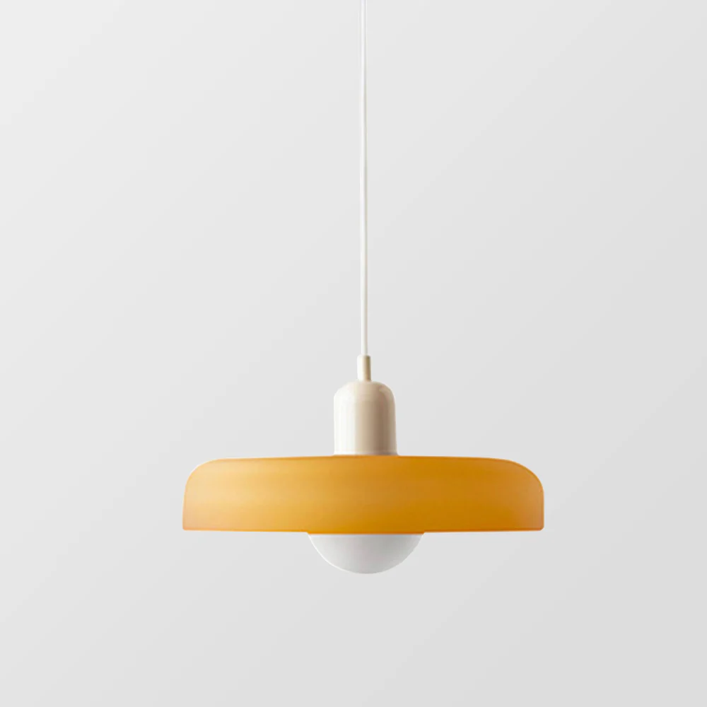 Bunter Bauhaus Glas-Pendelleuchte - Image 43