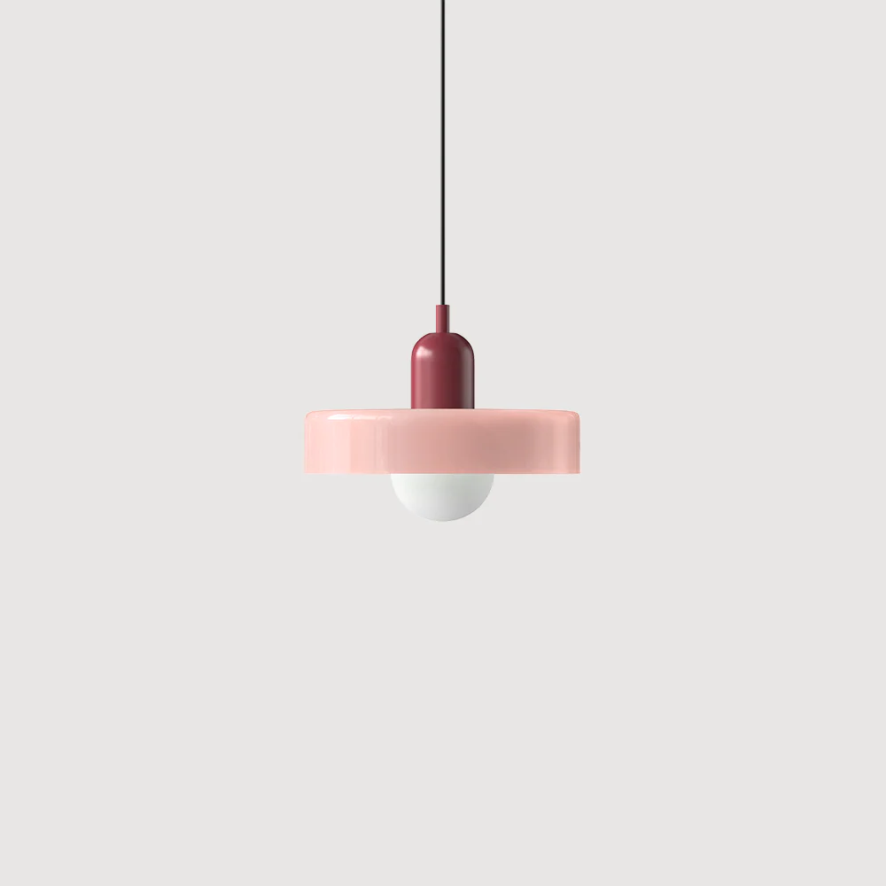 Bunter Bauhaus Glas-Pendelleuchte - Image 50