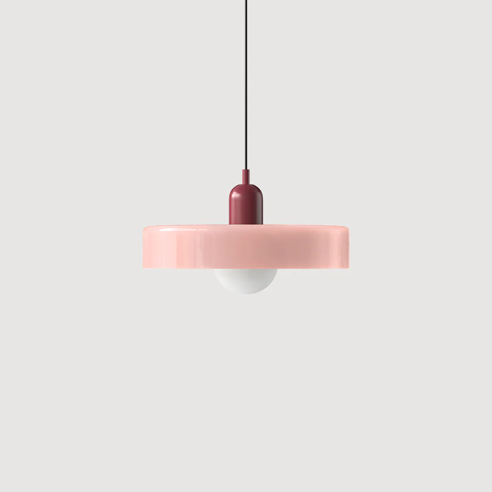 Bunter Bauhaus Glas-Pendelleuchte - Image 51