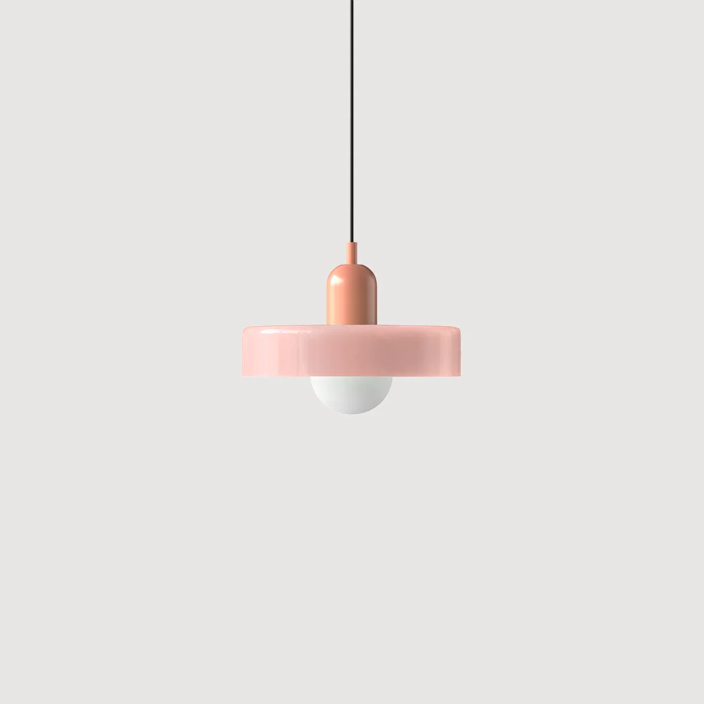 Bunter Bauhaus Glas-Pendelleuchte - Image 54