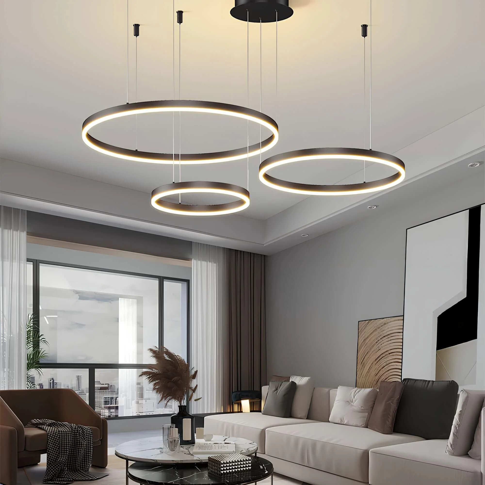 CircaLuxe – LED Ring-Deckenleuchter - Image 2