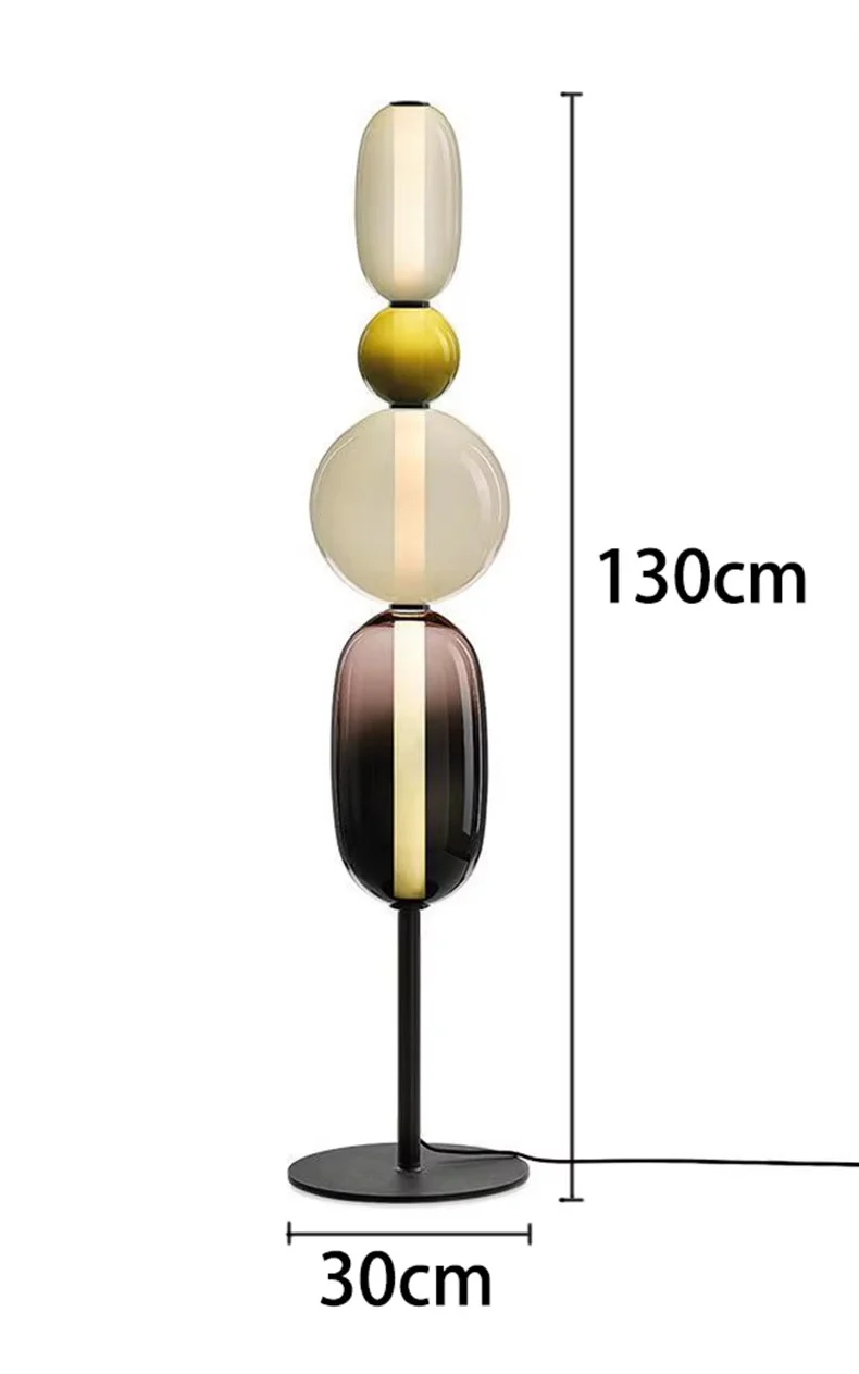 Designer-Stehlampe mit Farbdetails - Image 16