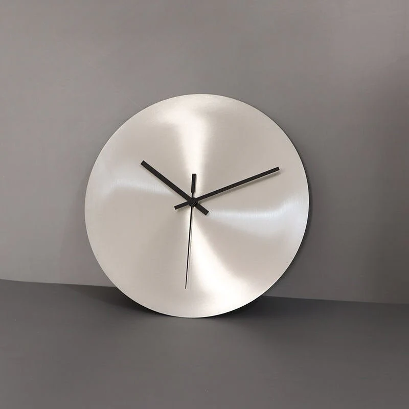 Elegante Minimalistische Edelstahl-Wanduhr - Image 3