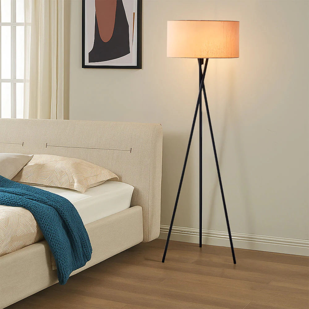 Elegante Stoff Stehlampe Modern - Image 7
