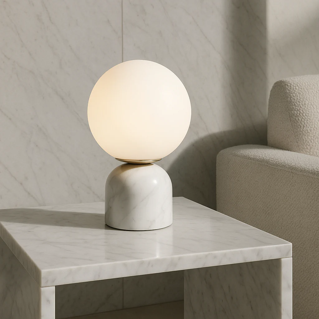 Elegante Tischlampe aus Marmor - Image 2