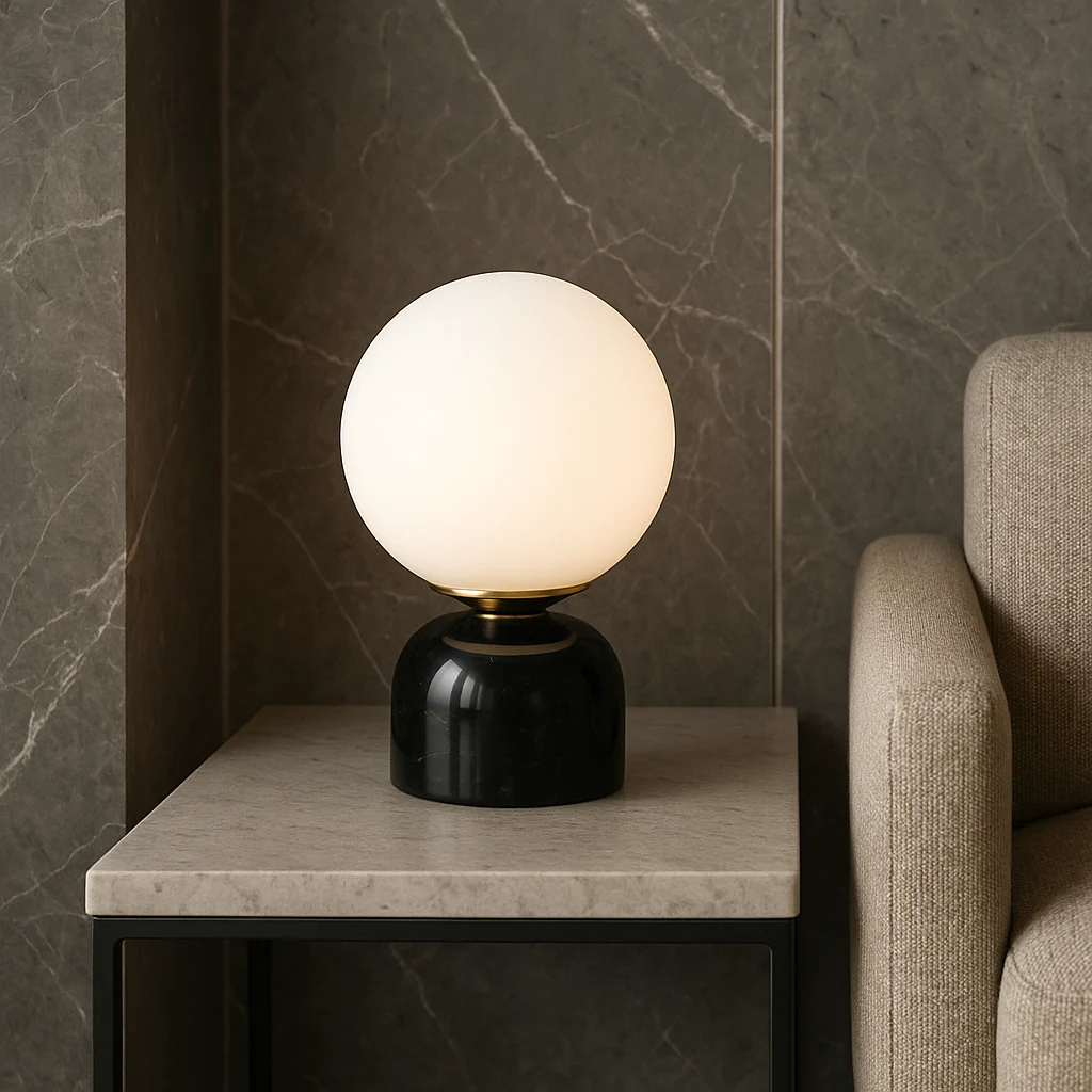 Elegante Tischlampe aus Marmor - Image 7