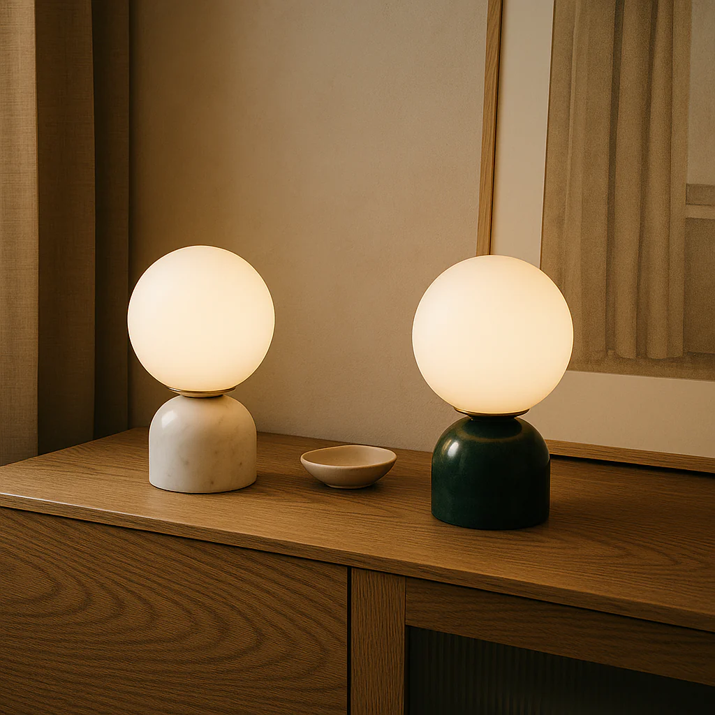 Elegante Tischlampe aus Marmor - Image 8