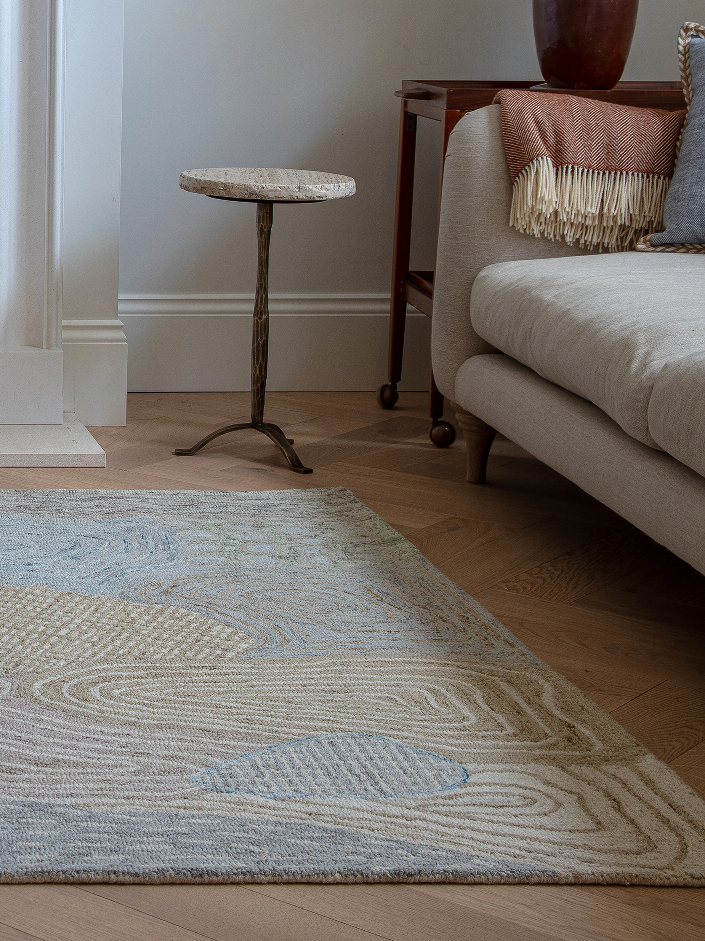 Eleganter Design Wollteppich - Image 4