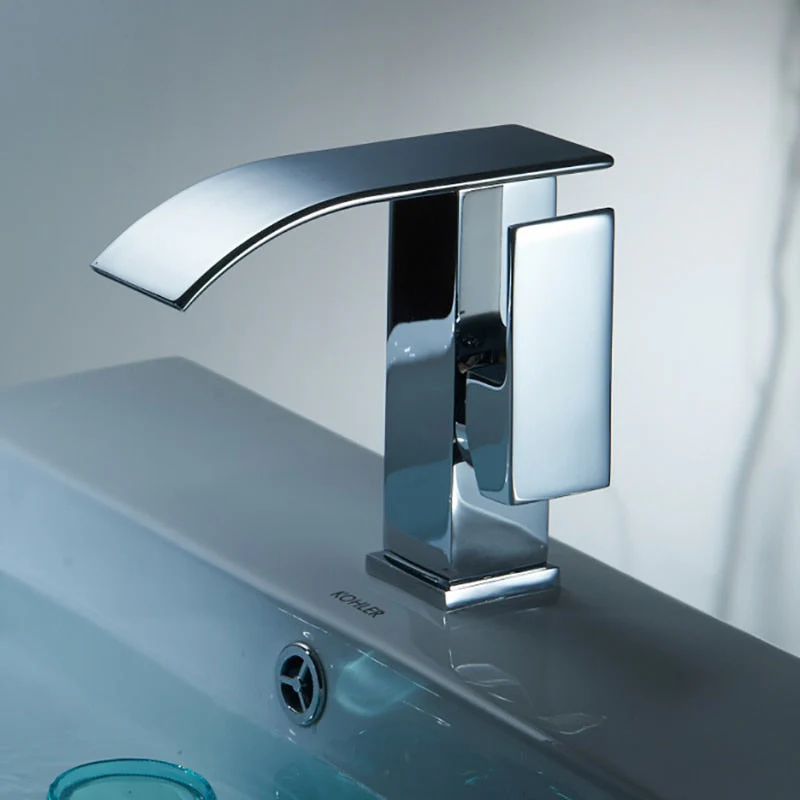 Stilvoller Wasserfall-Wasserhahn – Badarmatur mit luxuriösem Wasserlauf - Image 3
