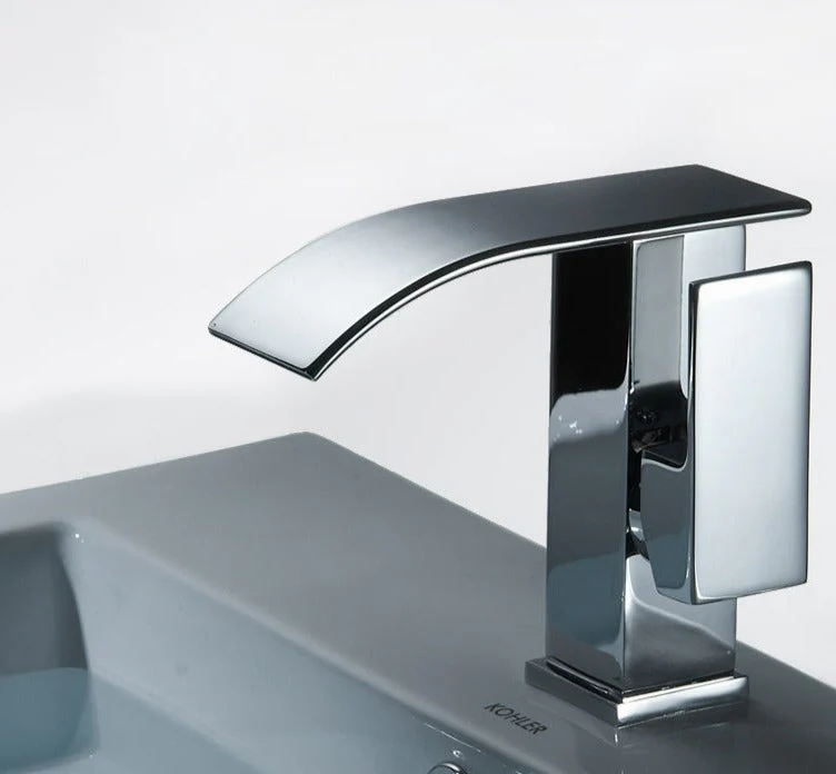 Stilvoller Wasserfall-Wasserhahn – Badarmatur mit luxuriösem Wasserlauf - Image 5