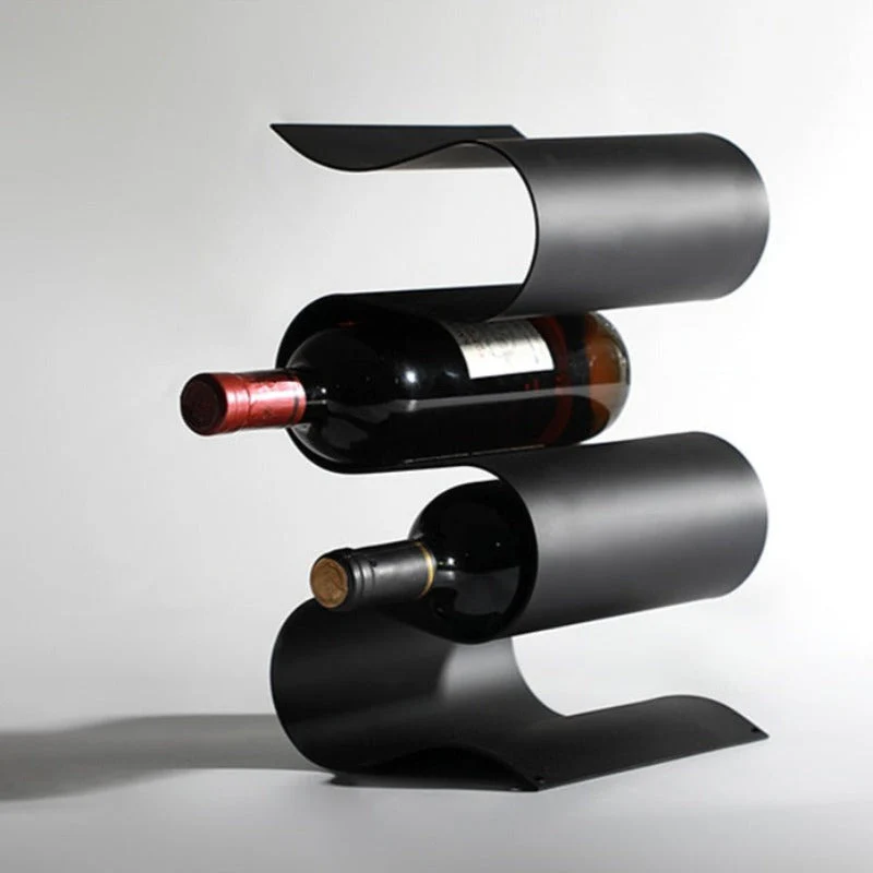 Elegantes Metall-Weinregal für den Tisch - Image 8