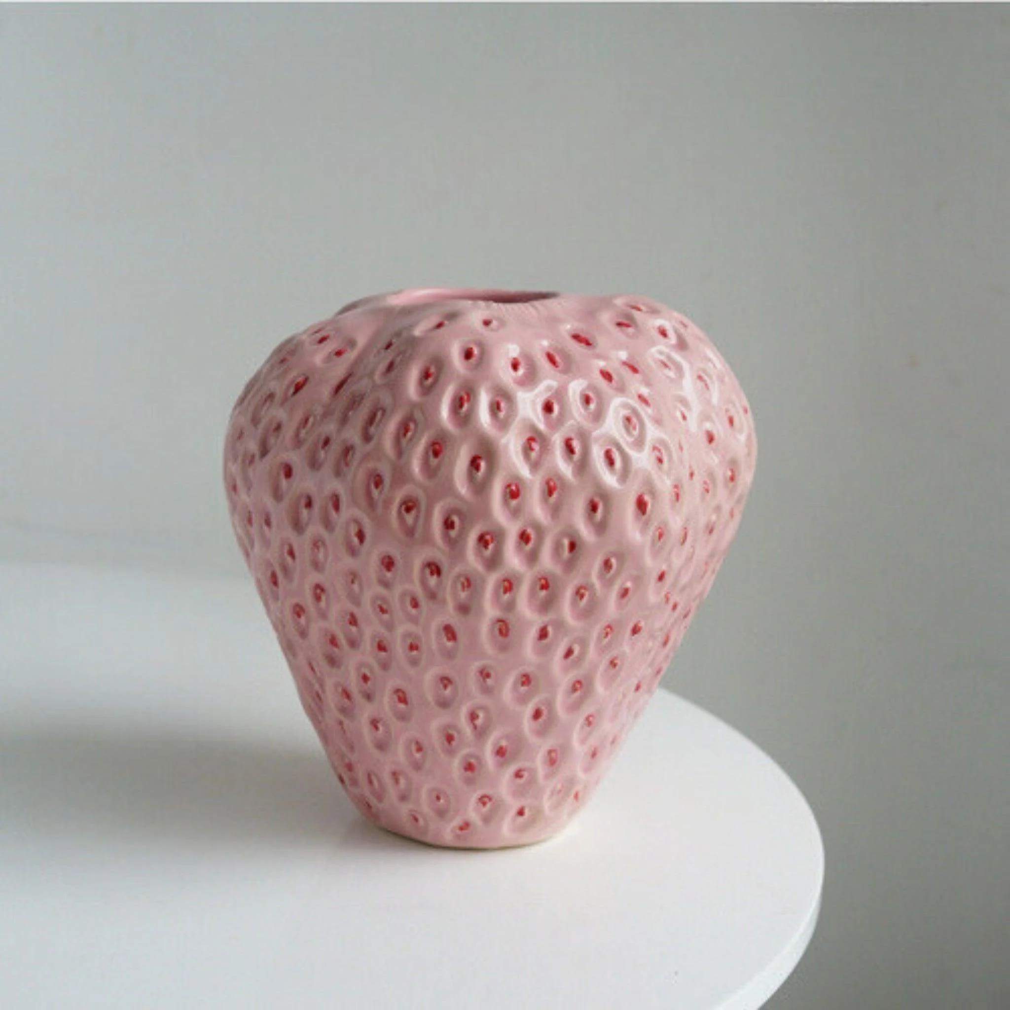Erdbeer-Deko Vase aus Keramik – Perfekt für Blumen & Tischdeko - Image 8
