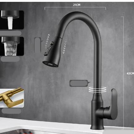 Intelligente Küchenarmatur mit Ausziehbrause für innovative Küchen - Image 3