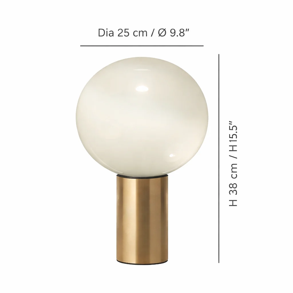 Glas Kugel Tischleuchte - Image 15