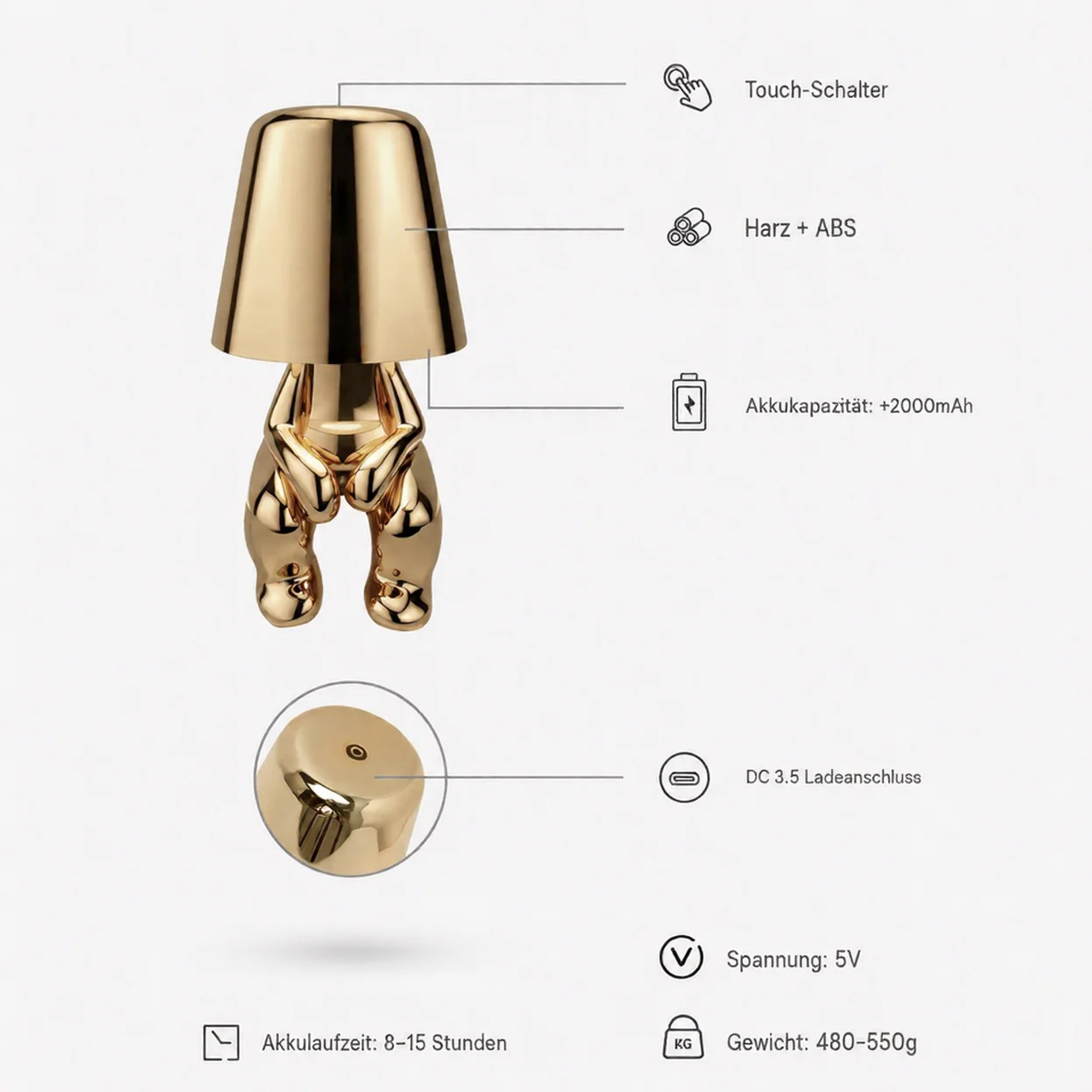 Lampe – Verspieltes Lichtobjekt für moderne & kreative Wohnräume - Image 2