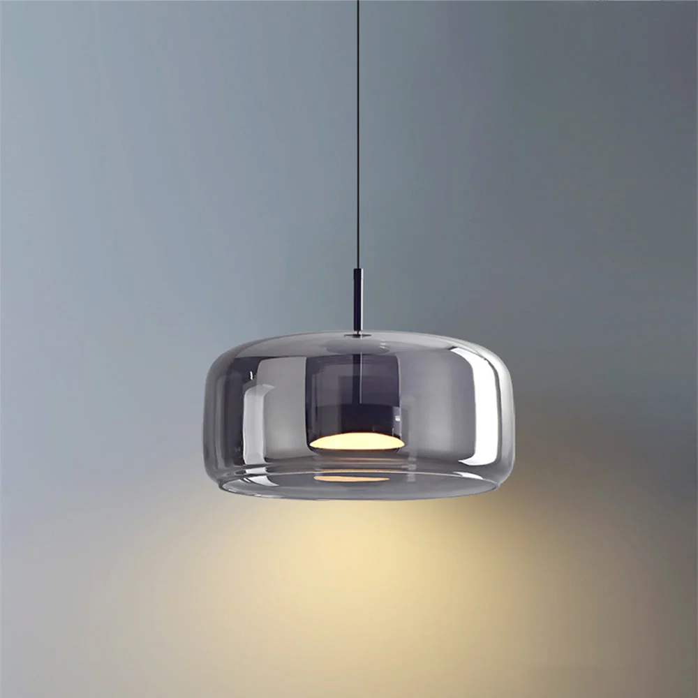 Hängelampe mit LED – Retro Look, Glas & Metall für gemütliche Schlafzimmerbeleuchtung - Image 11