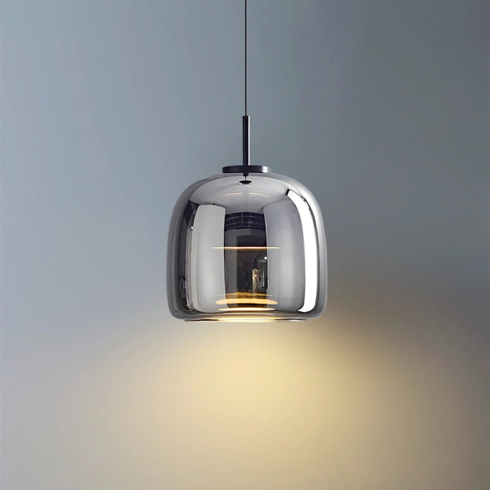 Hängelampe mit LED – Retro Look, Glas & Metall für gemütliche Schlafzimmerbeleuchtung - Image 12