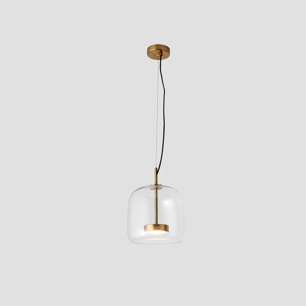 Hängelampe mit LED – Retro Look, Glas & Metall für gemütliche Schlafzimmerbeleuchtung - Image 3