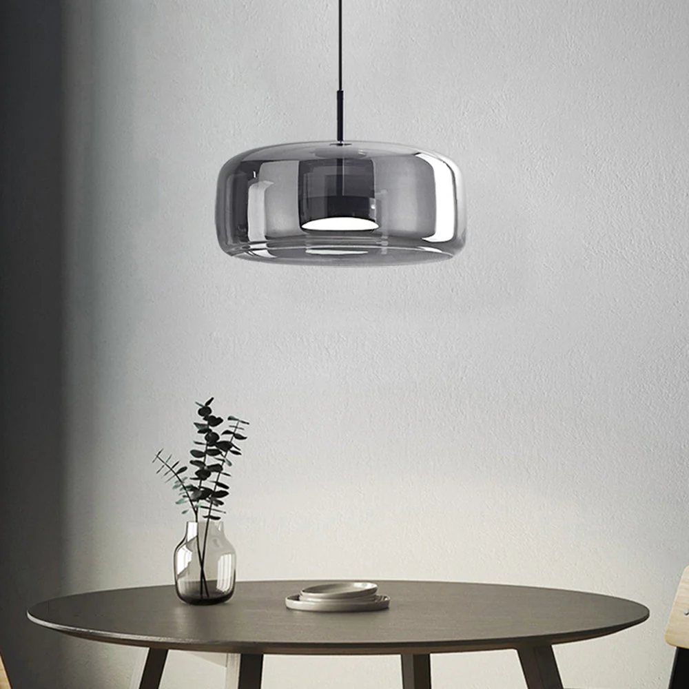 Hängelampe mit LED – Retro Look, Glas & Metall für gemütliche Schlafzimmerbeleuchtung - Image 8