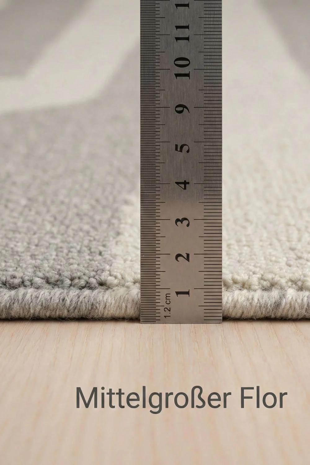 Handgetufteter Wollteppich Braun - Image 7