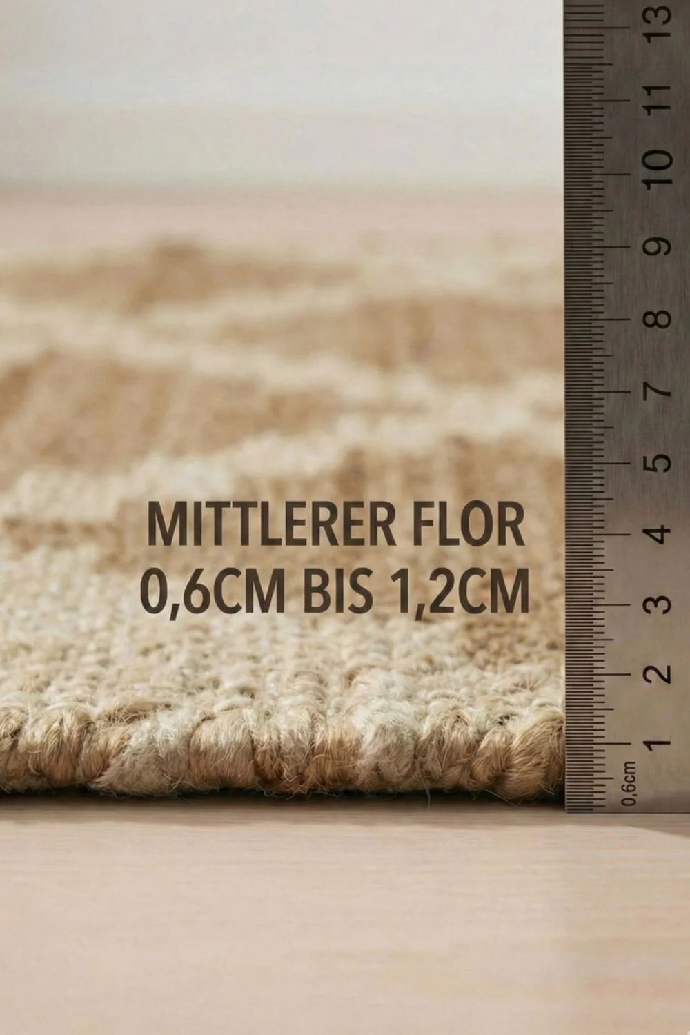 Handgewebter Jute Teppich - Image 6