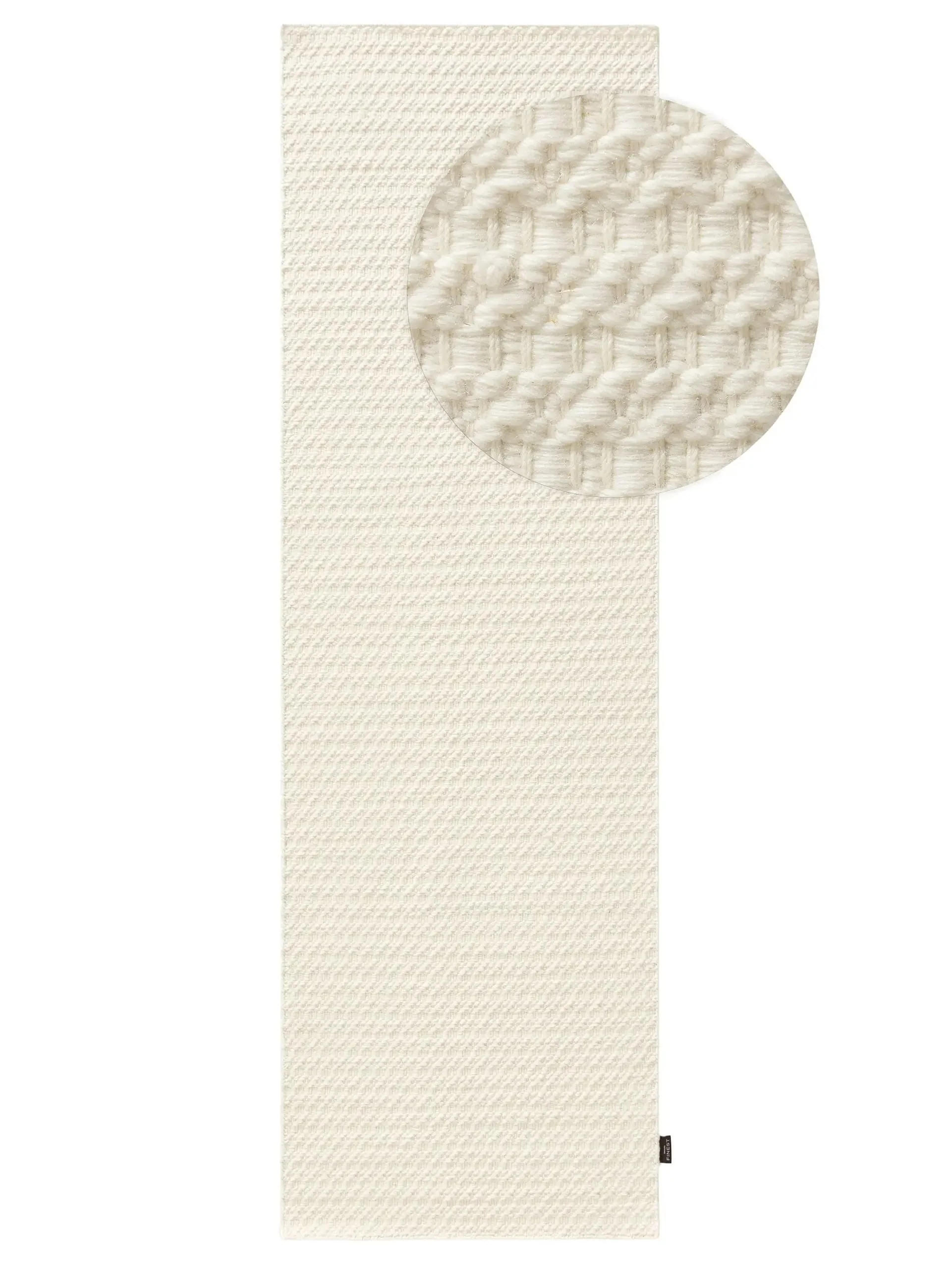 Handgewebter Wollteppich Struktur - Image 7