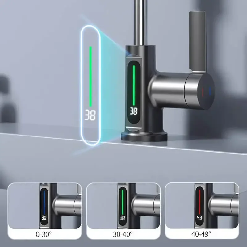 Intelligenter Küchenarmatur mit digitaler Temperaturanzeige - Image 5