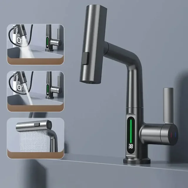 Intelligenter Küchenarmatur mit digitaler Temperaturanzeige - Image 6