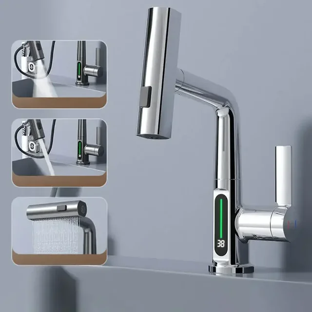 Intelligenter Küchenarmatur mit digitaler Temperaturanzeige - Image 7