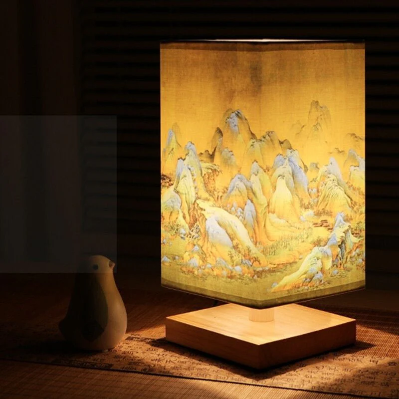 Japanisch-Skandinavische LED Tischlampe - Image 6