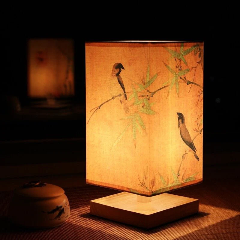 Japanisch-Skandinavische LED Tischlampe - Image 8