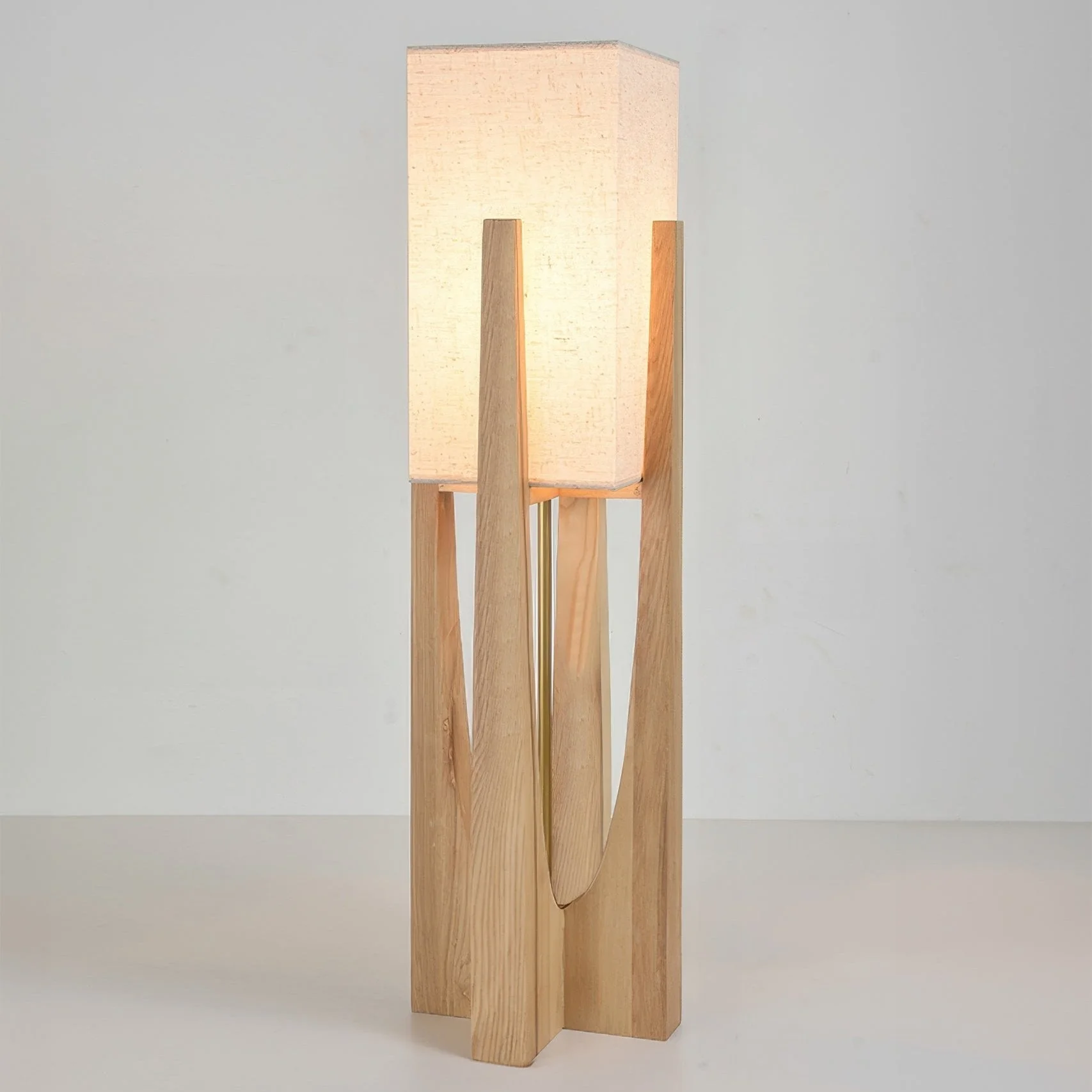 Japanische Design Stehlampe Holz - Image 15