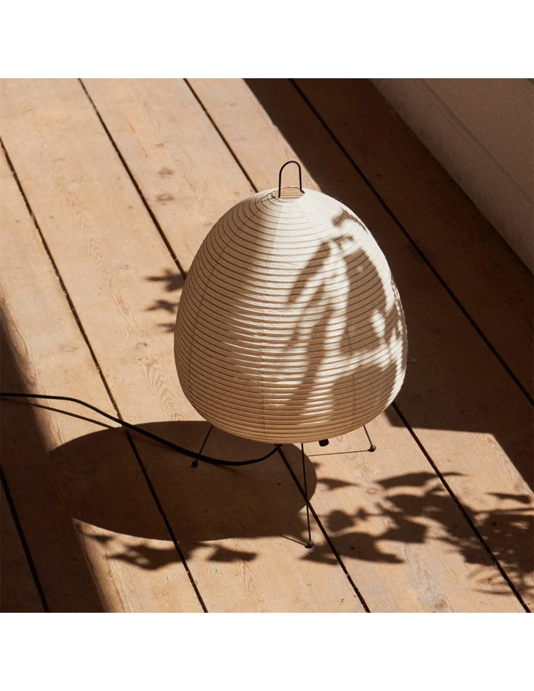 Japanische Stehlampe aus Papierskulptur - Image 4