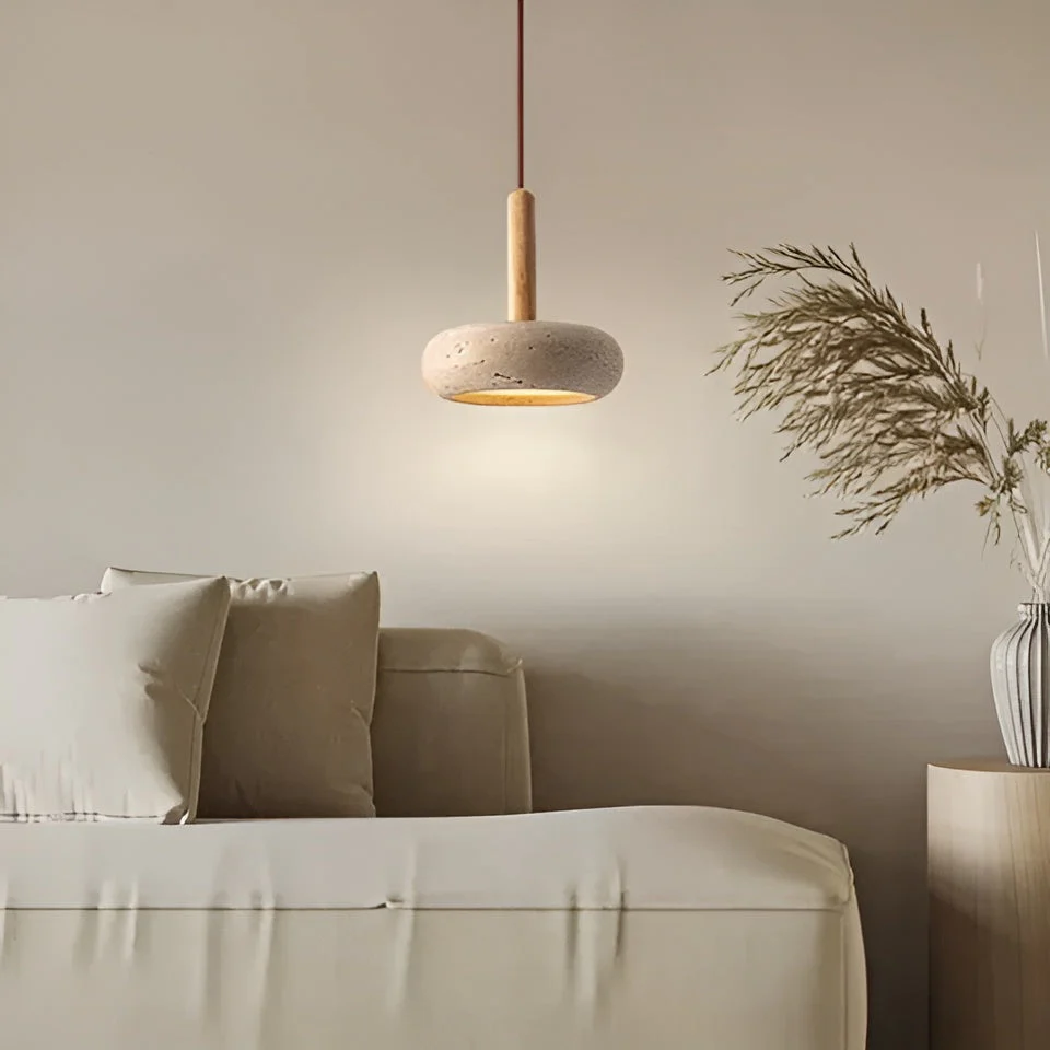 Japanische Wabi-Sabi Deckenleuchte - Image 9