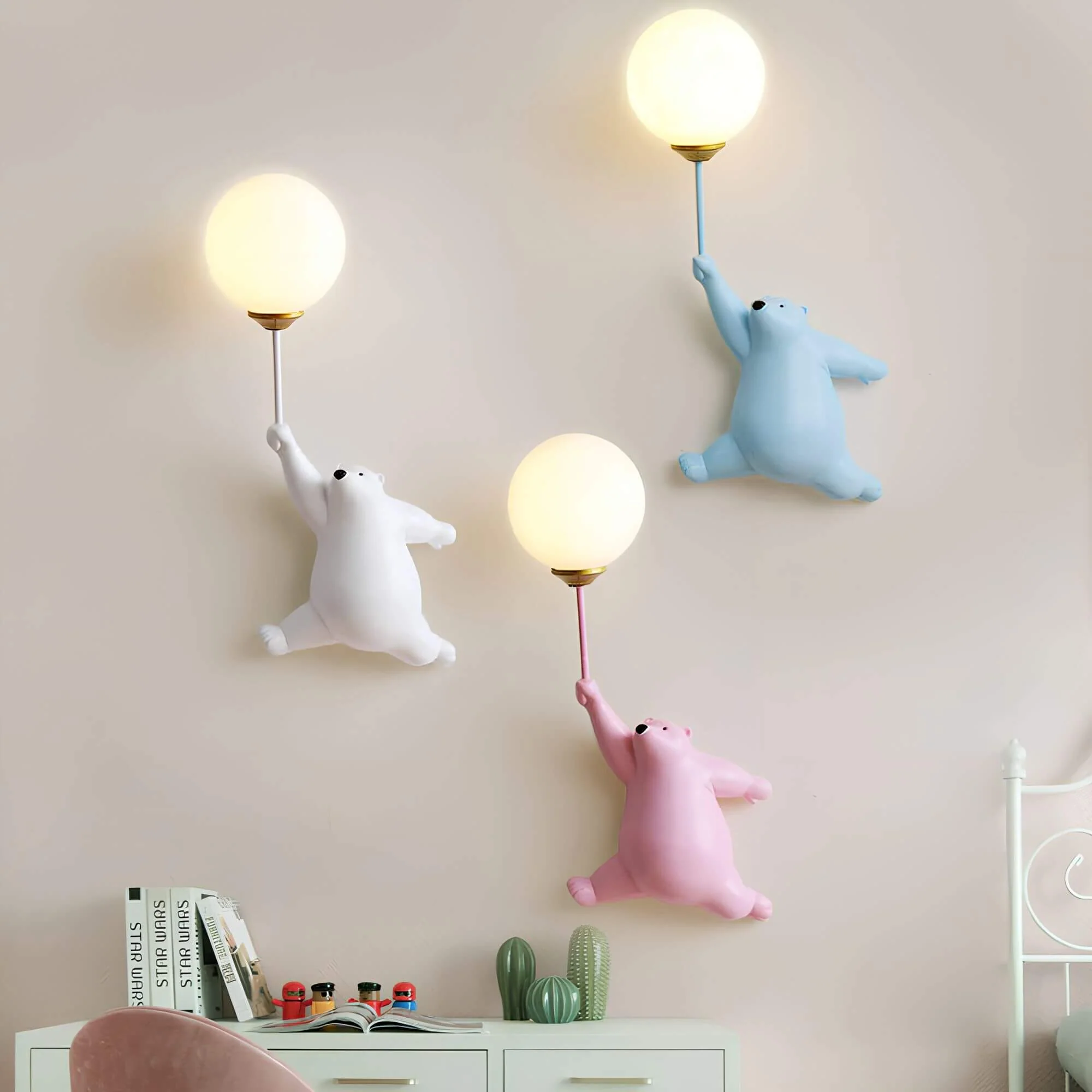 Kinderzimmer LED-Wandleuchte im Bären-Design - Image 4