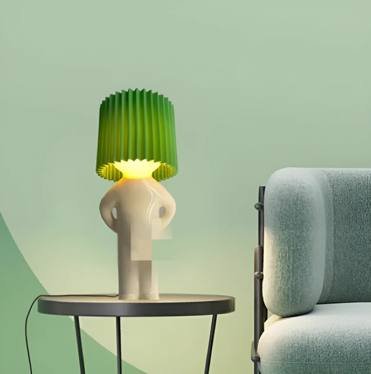 Kreative LED Tischlampe Shy Boy - Image 12