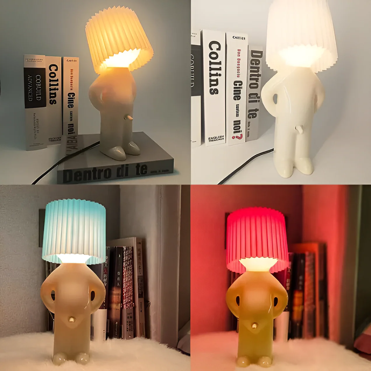 Kreative LED Tischlampe Shy Boy - Image 7