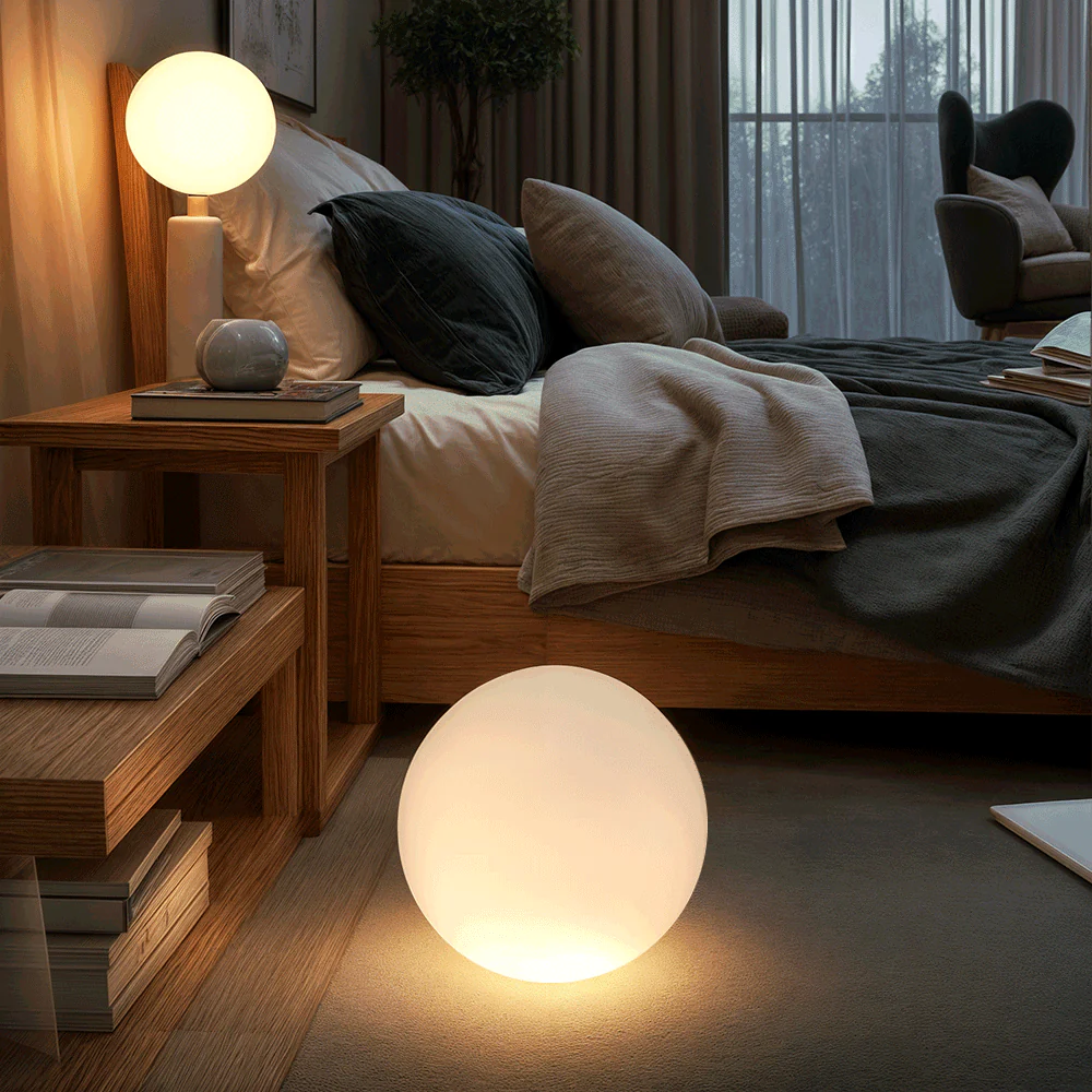 Moderne kugelförmige LED-Gartenlampe - Image 4