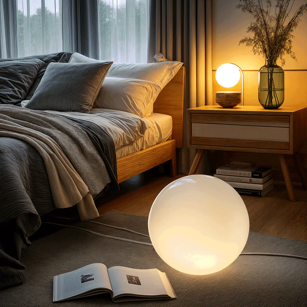 Moderne kugelförmige LED-Gartenlampe - Image 5