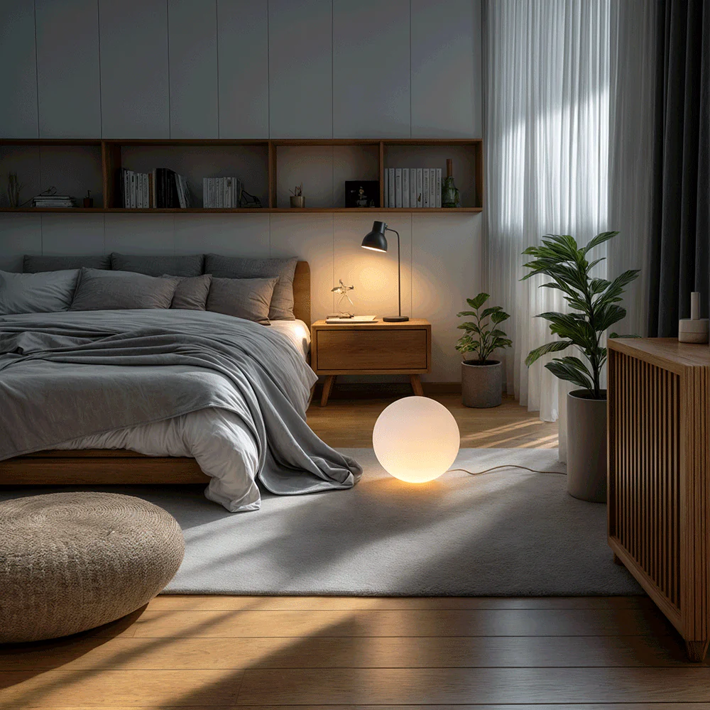 Moderne kugelförmige LED-Gartenlampe - Image 6